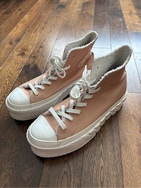 Converse All Star ‘Perfect is not Perfect’ HighTop Platform Sneakers Size 9